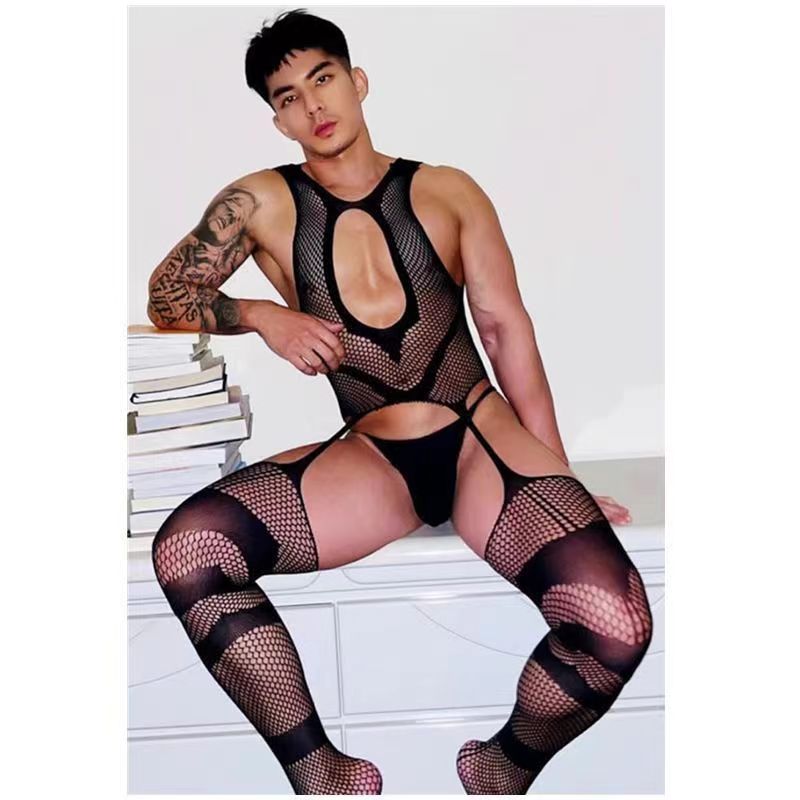 erotic lingerie men's cosy clothes gay sexy lingerie toys class opening suit hollow couple temptation