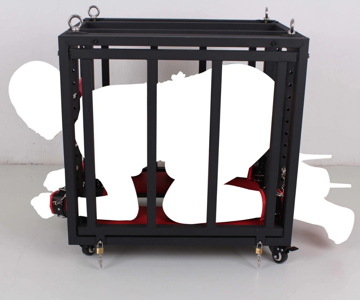 BDSM Dog Cage CageFemdom PropsPunishment ToolsBondage Restraint Rack