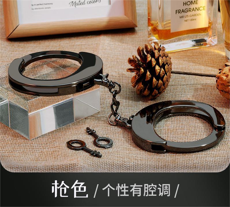 Metal Imitation Handcuffs SM Sex Toys Femdom Tools Adult Products Personality Bracelets