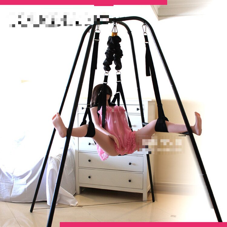 Erotic Furniture Fantasy Swing Stand Sex Open Leg Swing Set