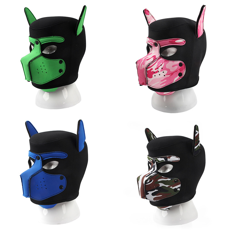 Adult Erotica SM Alternative Toys Role Play Flirting Dog Head Mask Headgear