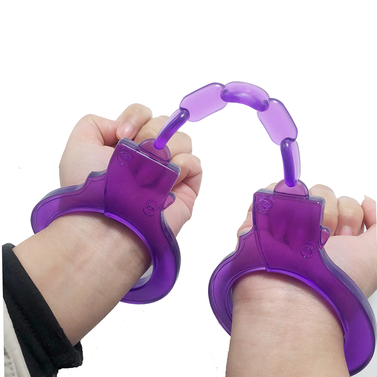 Adult sex toys three color soft glue sex foot handcuff chain body restraint toy