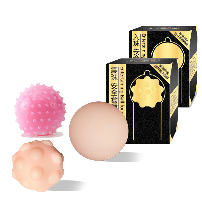 Male silicone soft beads vibrate into the bead ball