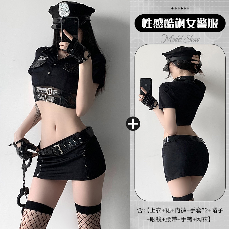 erotic lingerie policewoman uniform seduction female free off sexy stewardess passion clothes bondage sm suit